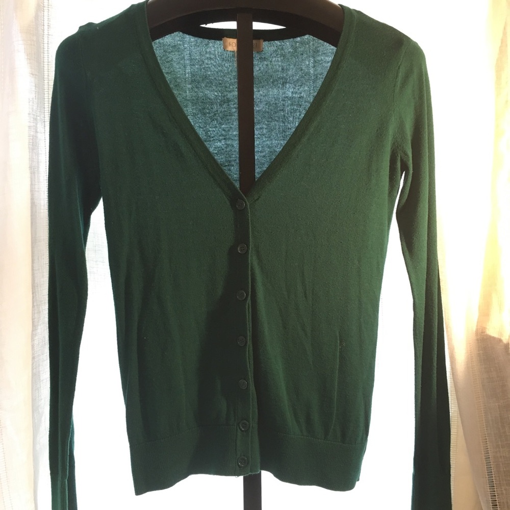 V-Neck Knit Cardigan